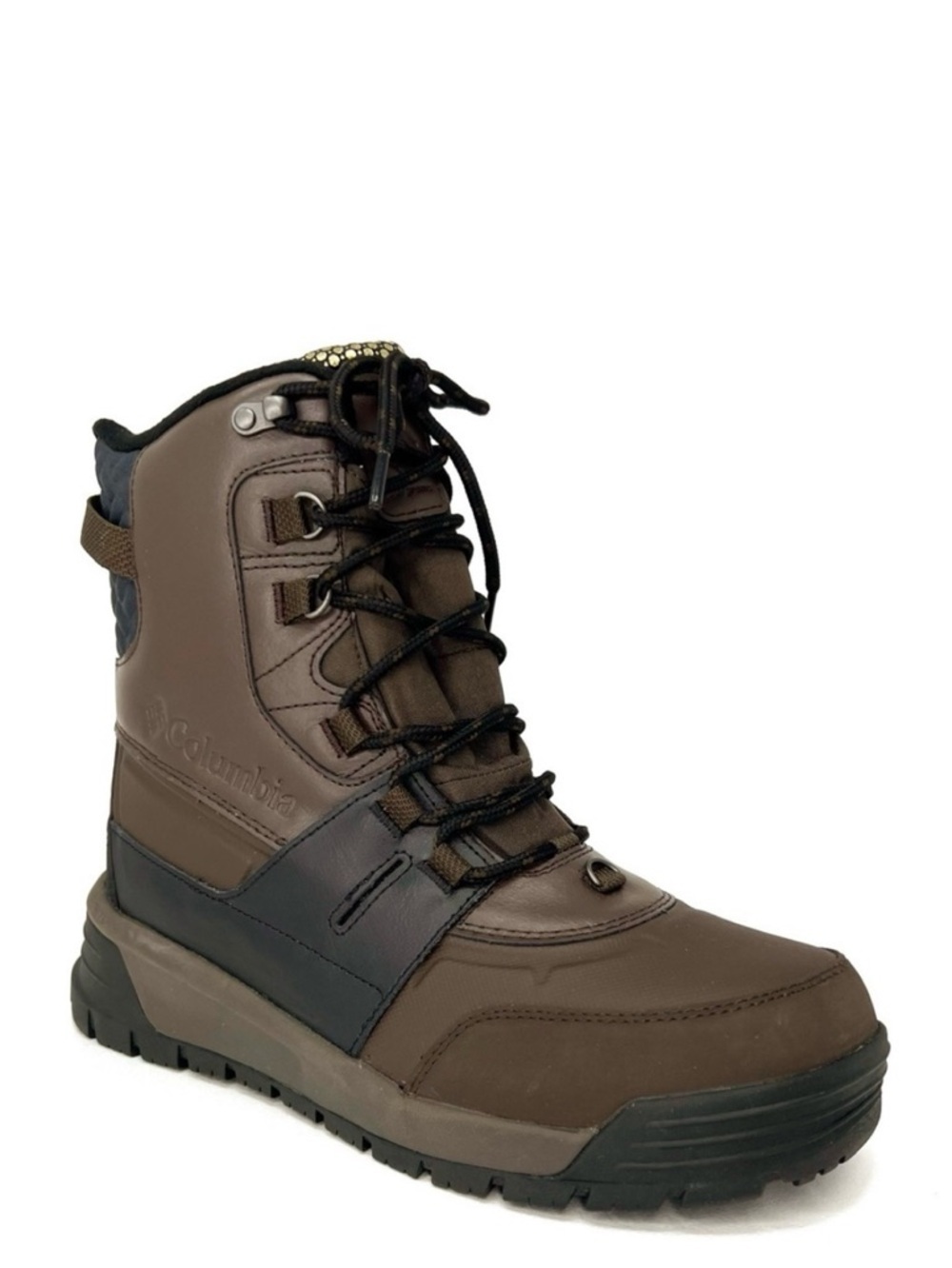 Columbia Bugaboot Celsius Plus Boot Men’s Size 10 Brown Black Waterproof EUC